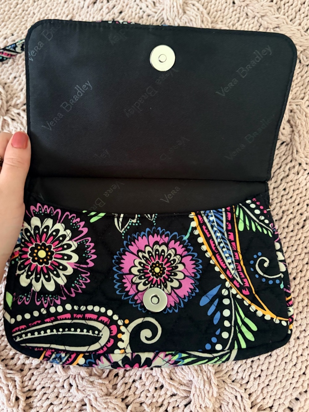 NWOT Vera Bradley Floral Paisley Crossbody - Bandana Swirl Discontinued Print